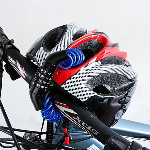 4-Stelliges Fahrrad-Kombinationskabelschloss – Bild 3