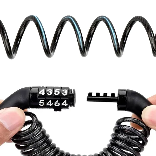 4-Stelliges Fahrrad-Kombinationskabelschloss – Bild 5