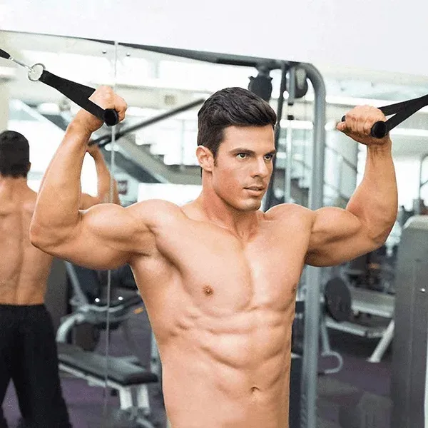 Anti-Rutsch-Widerstand Gym Kabel Griffe – Bild 2