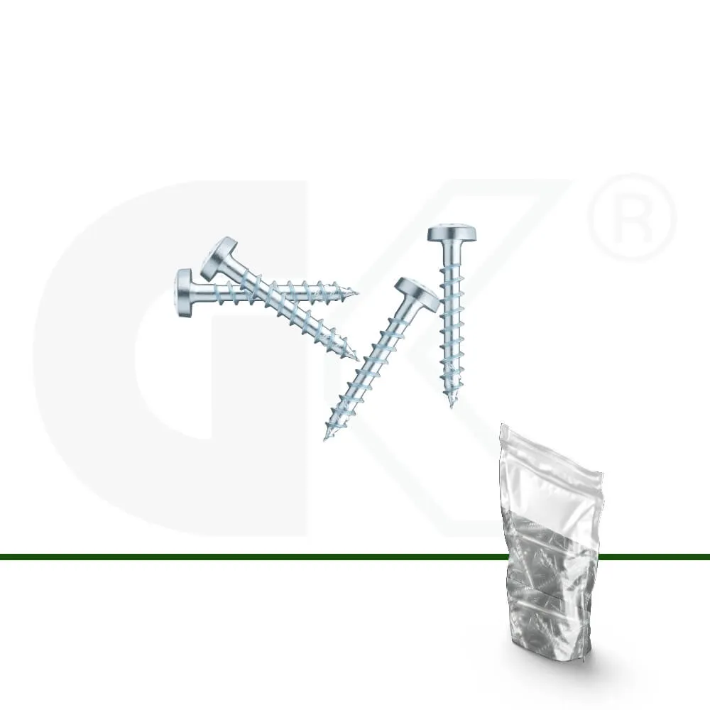 AS-PRO Pan Head-Schrauben Stahl verzinkt, ohne Bohrspitze