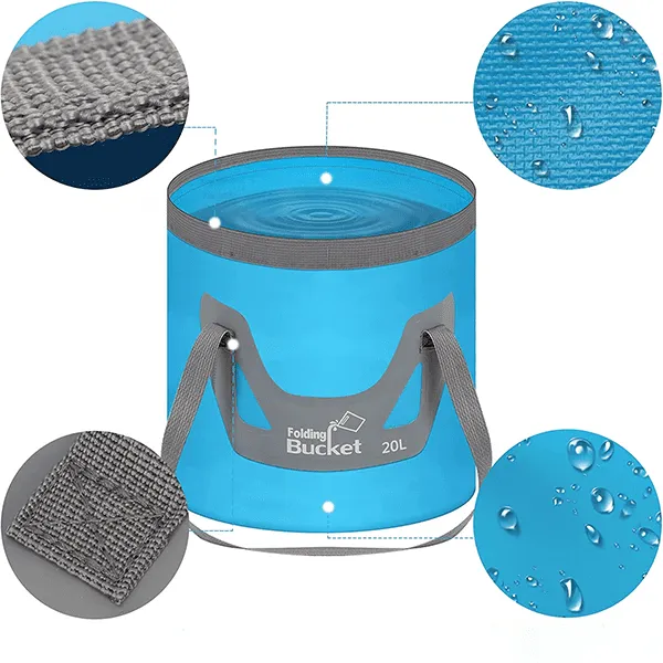 Zusammenklappbarer Wassereimer Für Camping – Bild 3