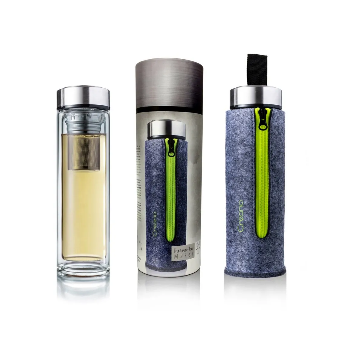 Creano Thermo Teamaker mit Filztasche | 400ml – Bild 4