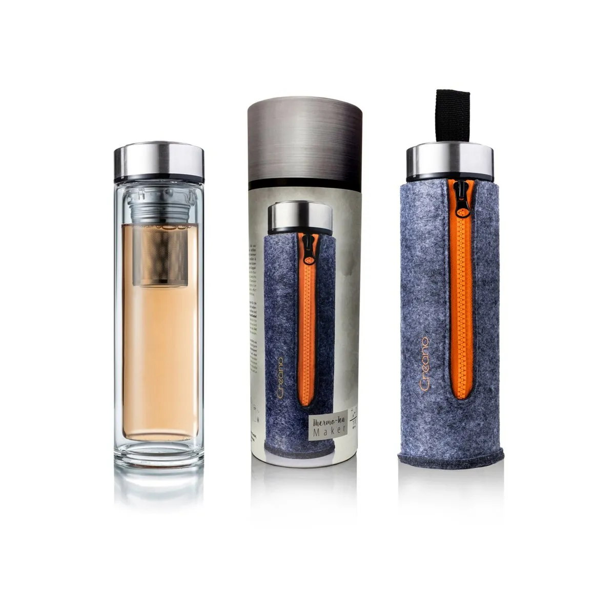 Creano Thermo Teamaker mit Filztasche | 400ml – Bild 3