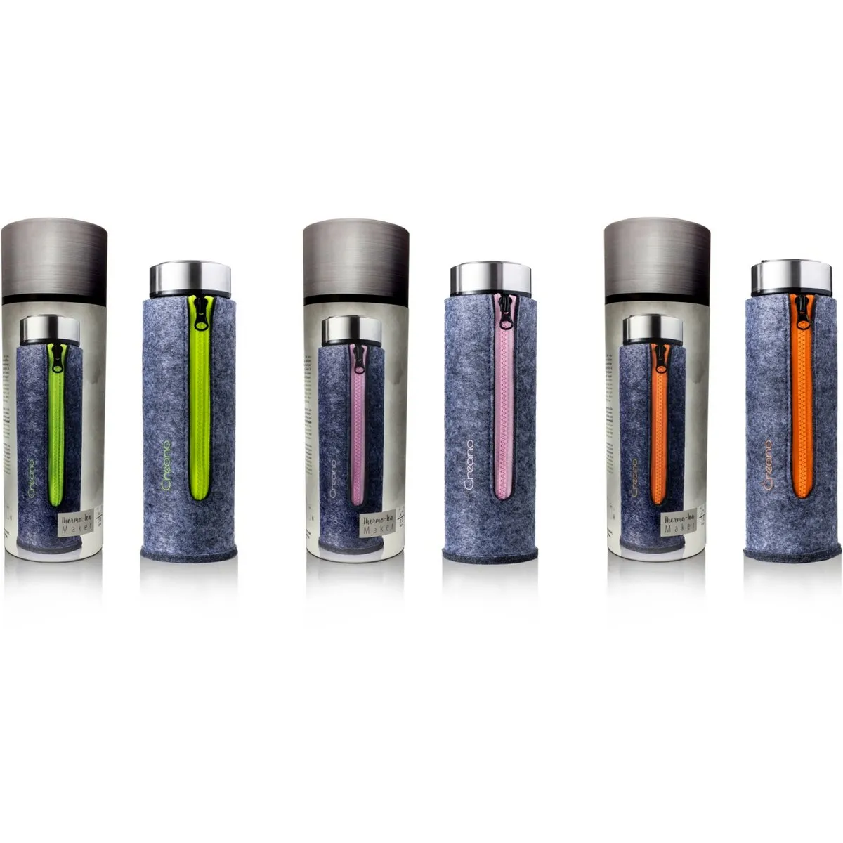 Creano Thermo Teamaker mit Filztasche | 400ml