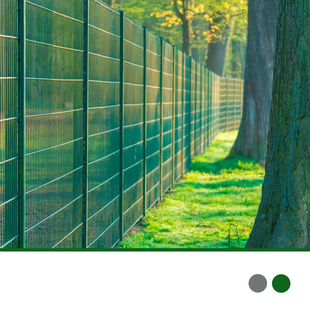 Doppelstabmattenzaun schwer, 8/6/8 – Bild 3