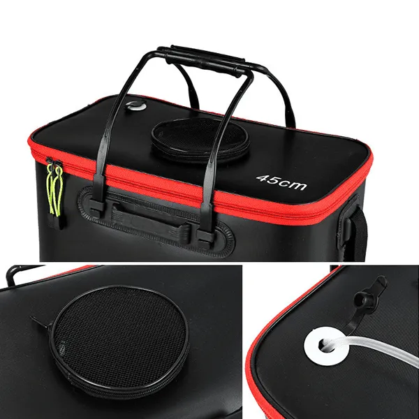 Faltbarer Fischeimer Angeln Tasche für Outdoor – Bild 6