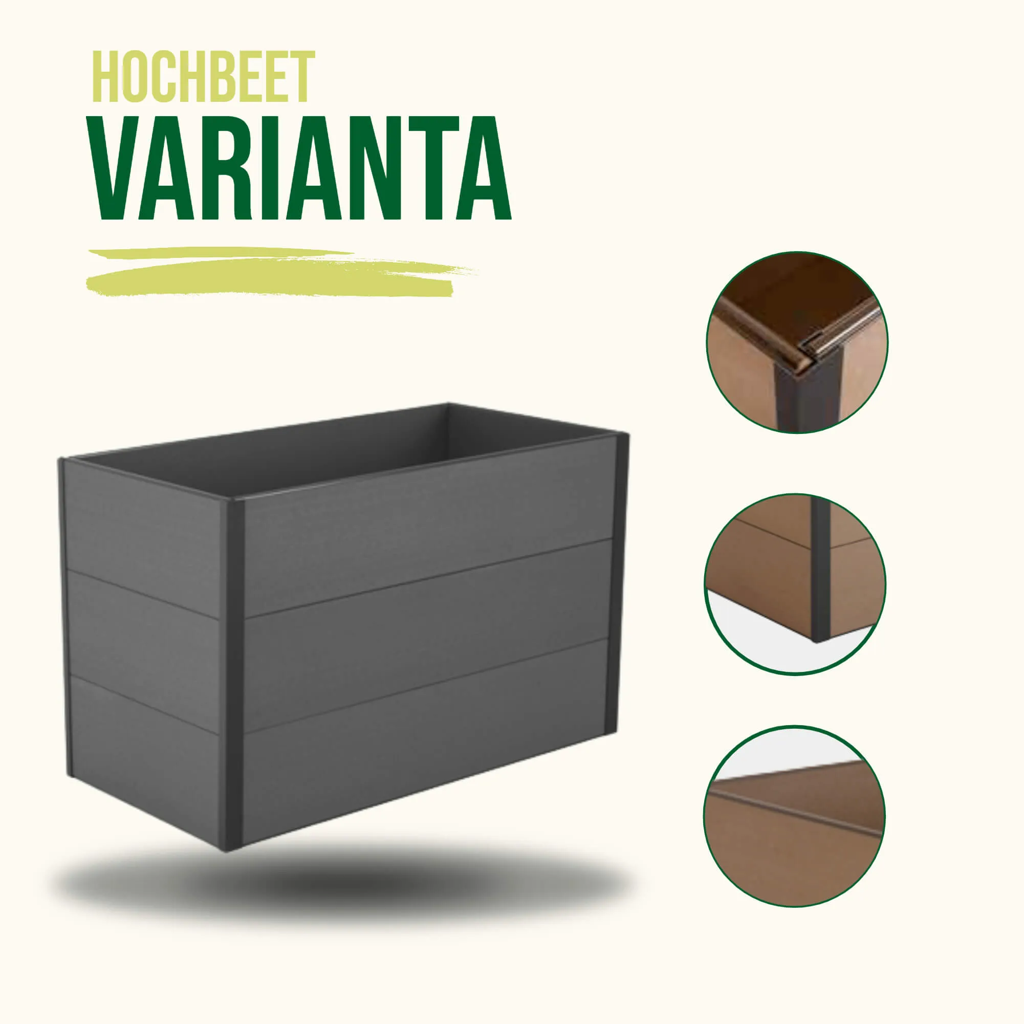 Hochbeet Varianta, WPC & BPC – Bild 2