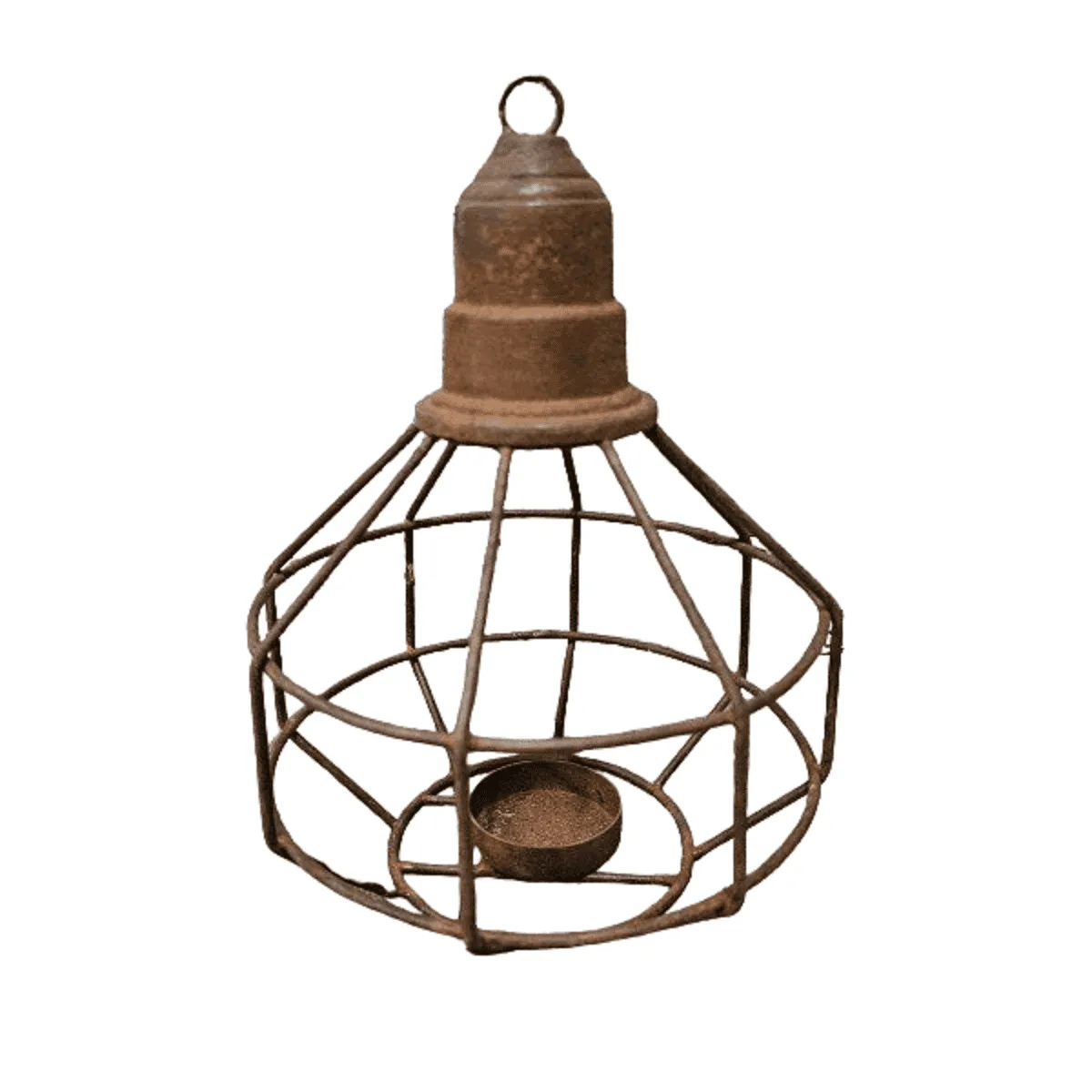 Kerzenhalter Lara von Wiladu 18 x 24cm Shabby Rustikal Rost Edelrost aus Eisen Teelichthalter Kerzen