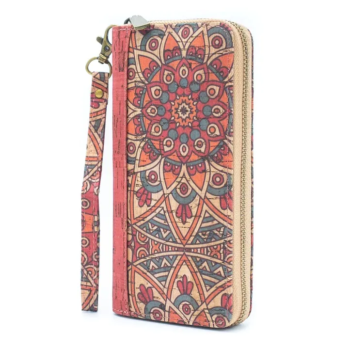 Kork Portemonnaie Havanna 19 x 10 x 2,5 cm vegan und nachhaltig Damen Geldbörse Geldtasche Wiladu