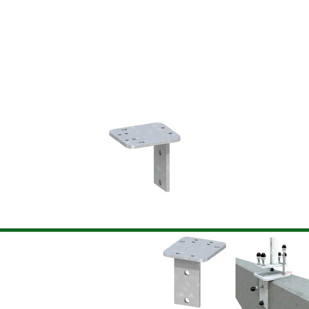 L-Stein-Adapter, für Randsteine und Mauern