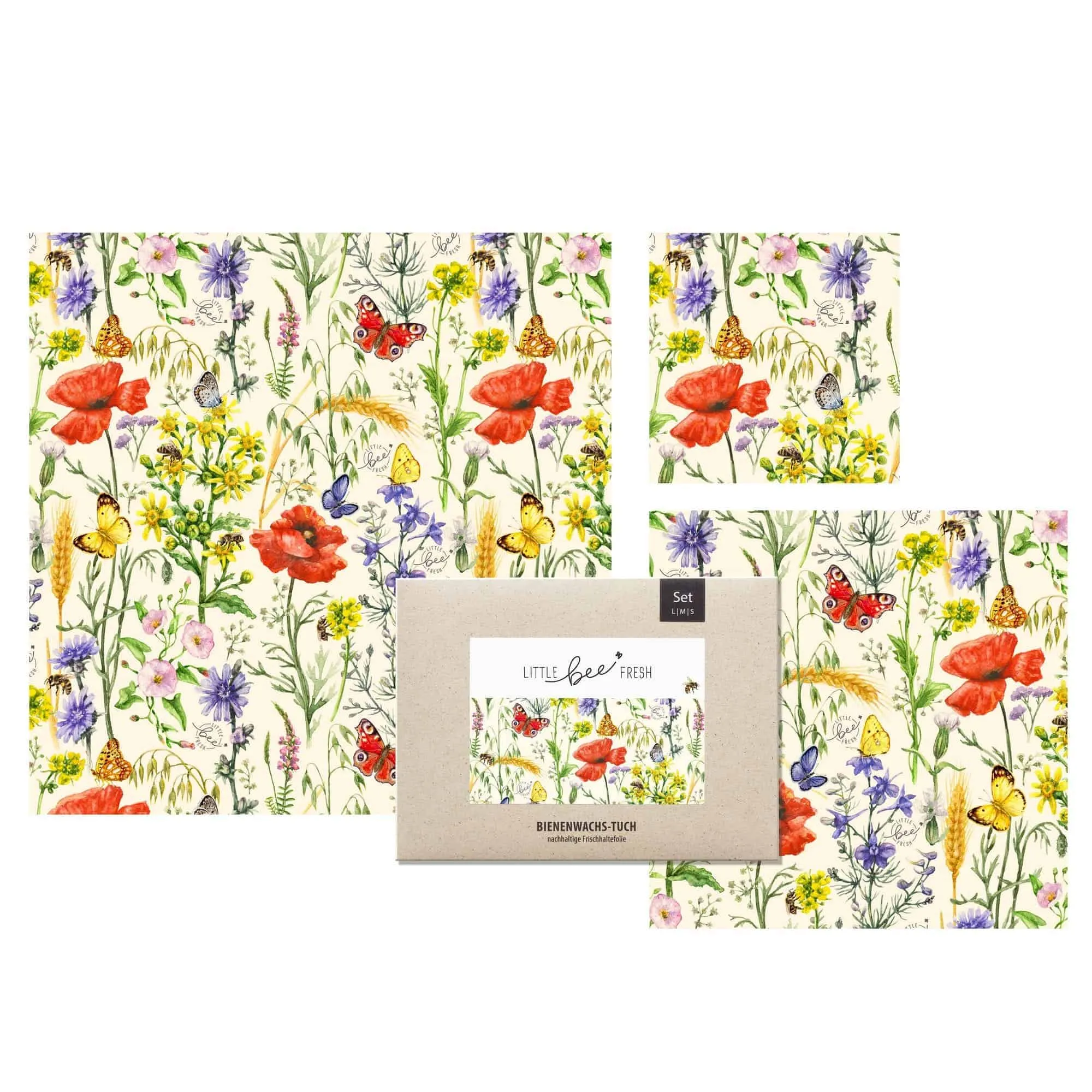 little bee fresh BIO-BIENENWACHSTÜCHER STARTER-SET