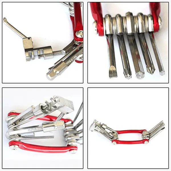 Multifunktionswerkzeug Fahrradreparaturset – Bild 4