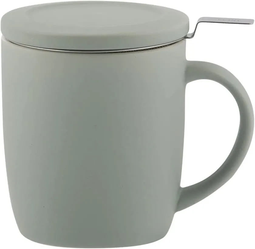 Plint Teetasse mit Sieb und Deckel Tasse Becher Keramik