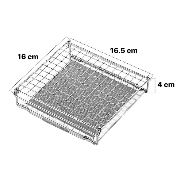 Tragbares Mini-Grillrostnetz Für Camping – Bild 5