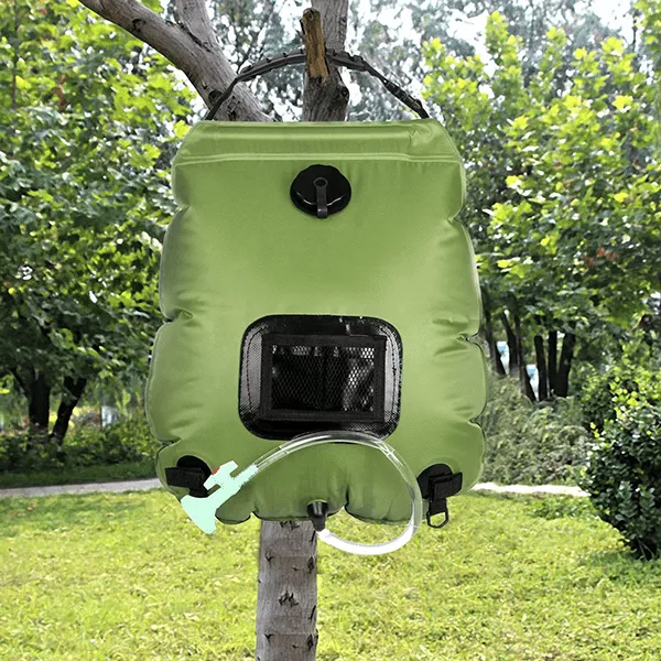 Tragbare Solarduschtasche für Camping – Bild 2