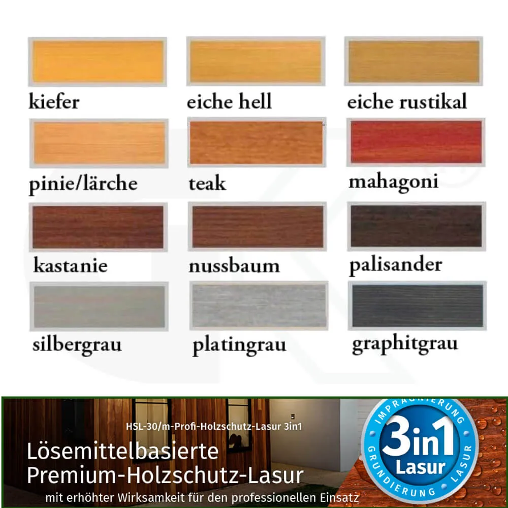 Remmers HSL-30/m-Profi-Holzschutz-Lasur, 2,50 Ltr. – Bild 2