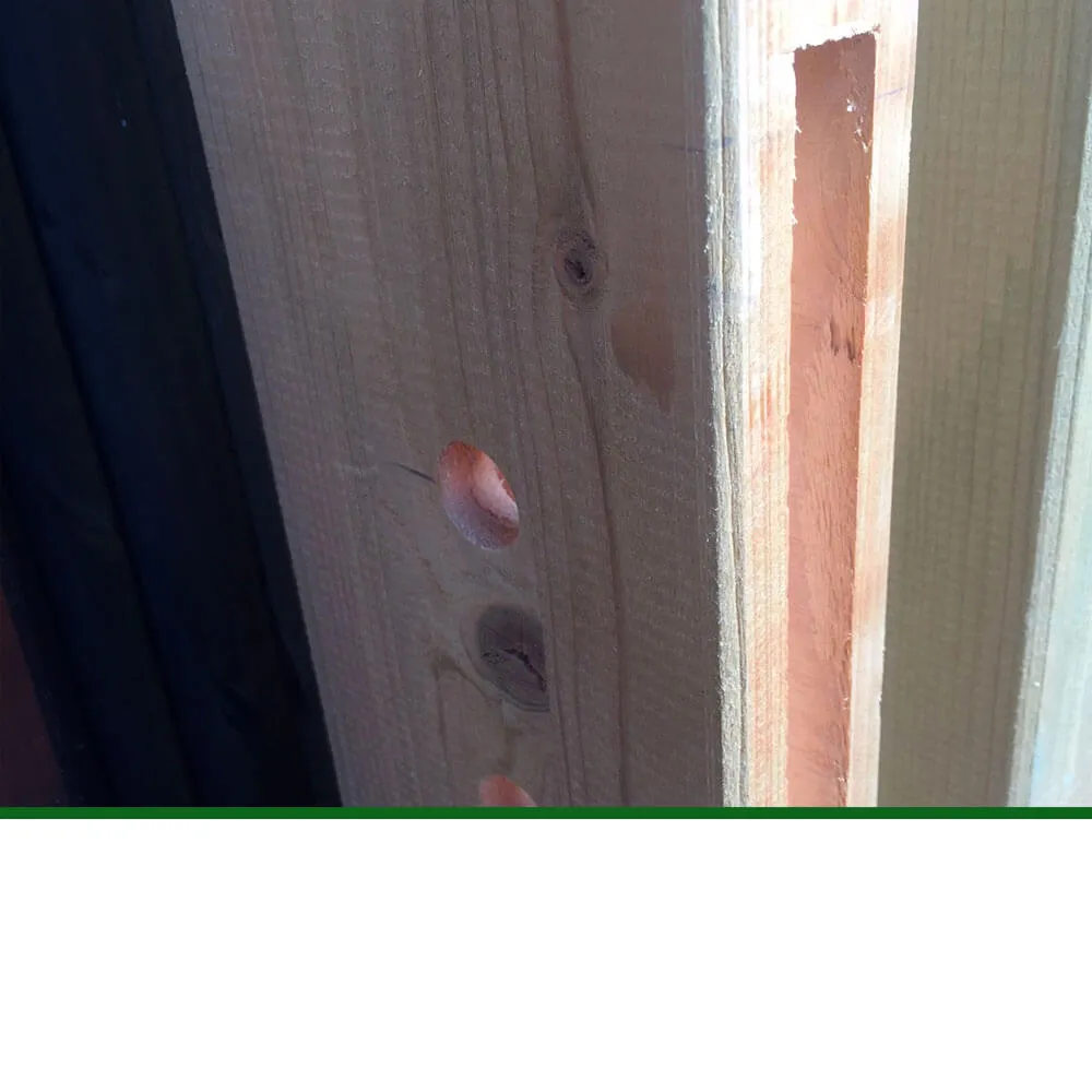 Schloßausfräsung für Tür-und Torrahmen – Bild 2