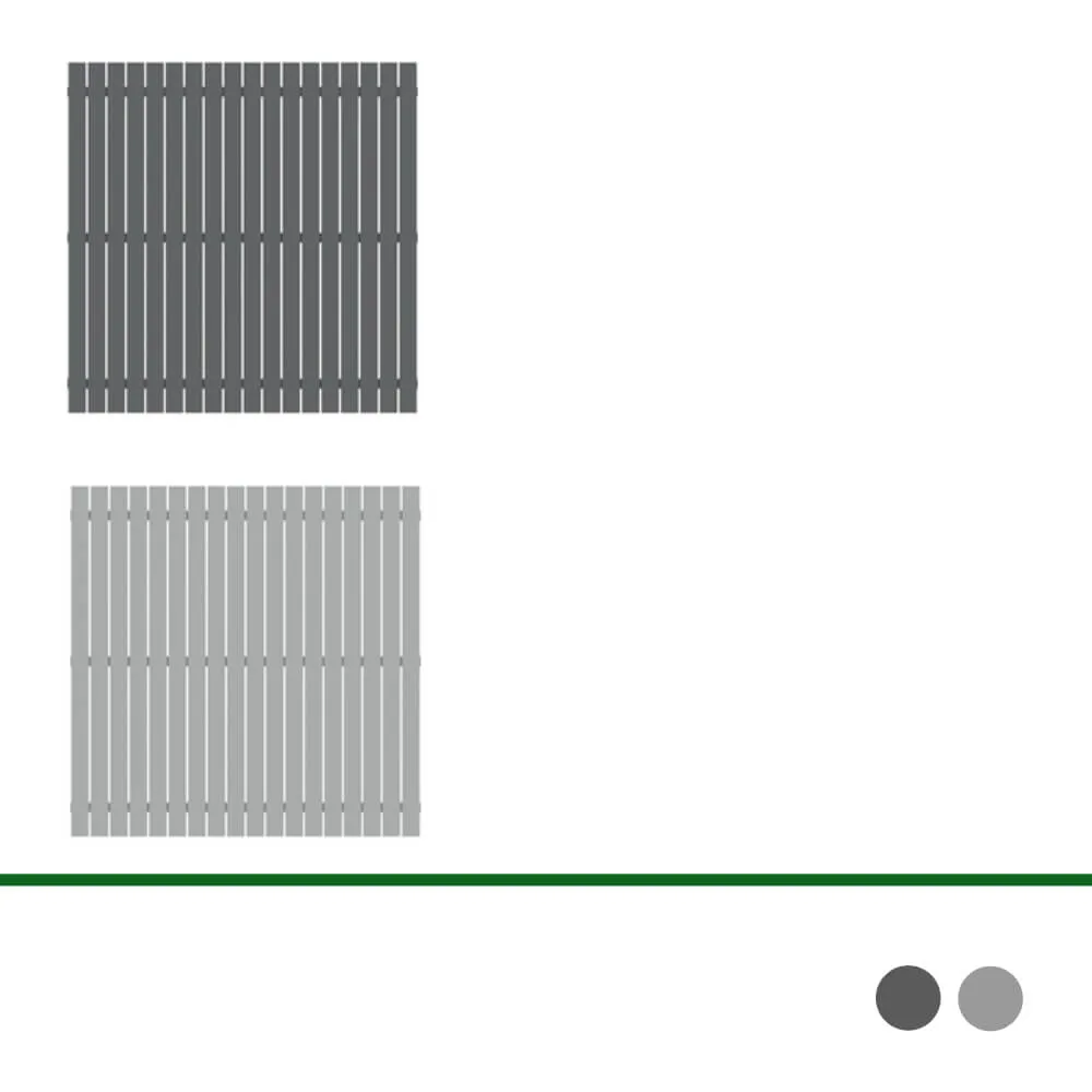 SQUADRA Sichtschutz, Aluminium – Bild 2