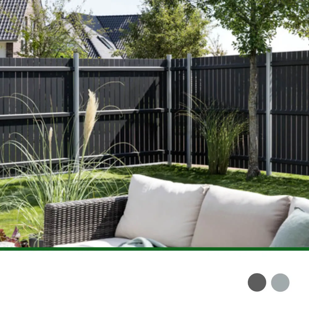 SQUADRA Sichtschutz, Aluminium – Bild 4