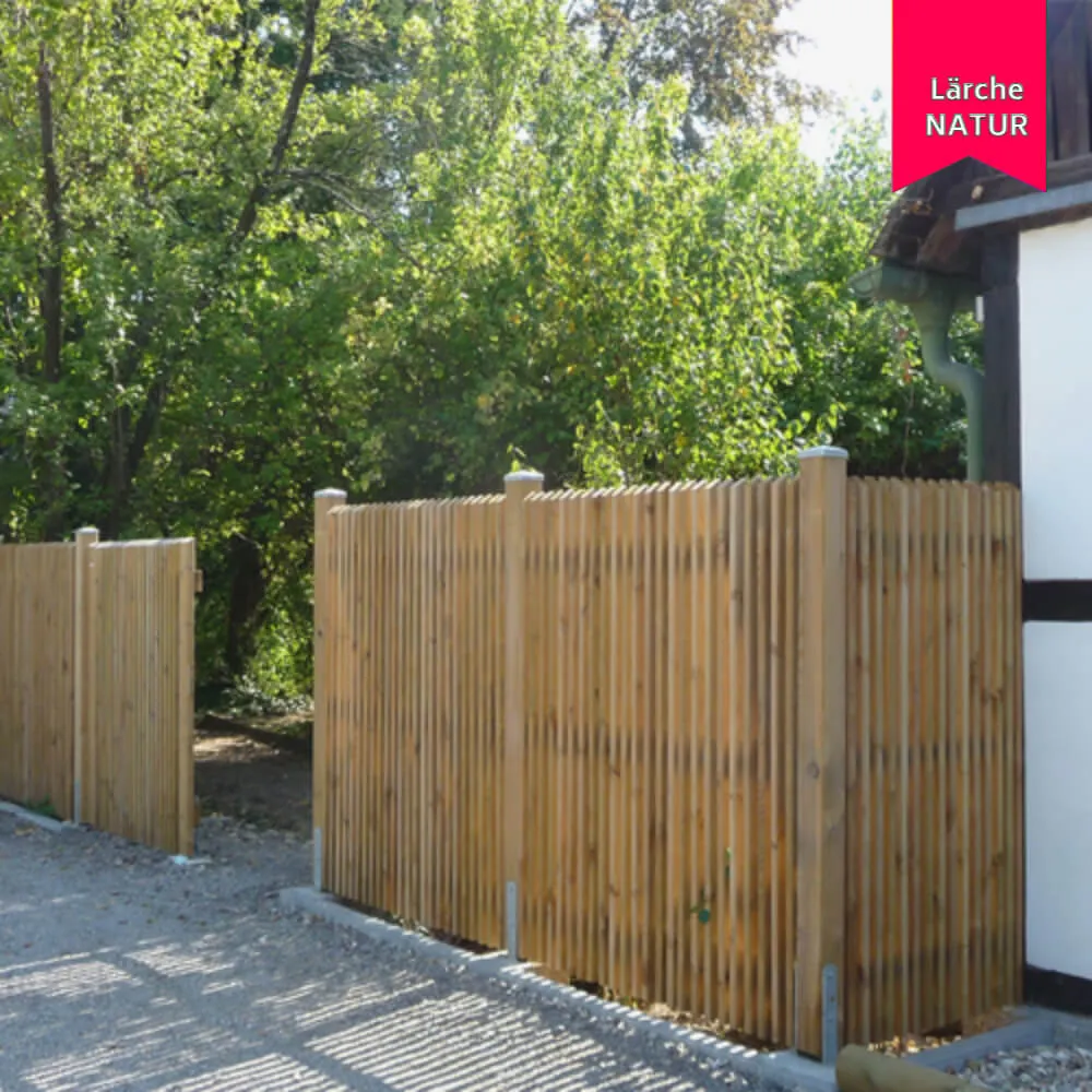 Zaunelement Dänemark, europäische Lärche – Bild 4