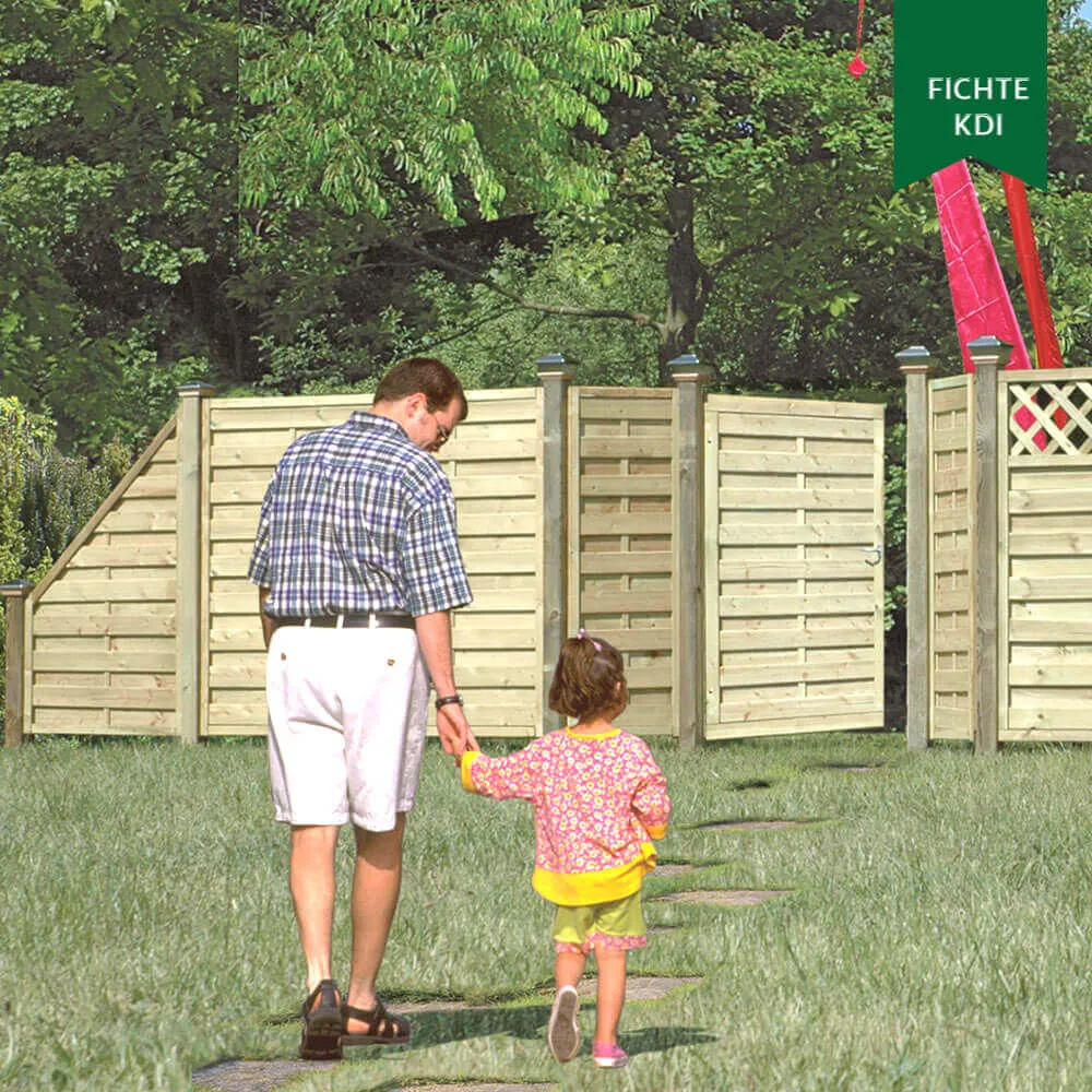 Sichtschutzzaun Madras, Fichte KDI – Bild 8