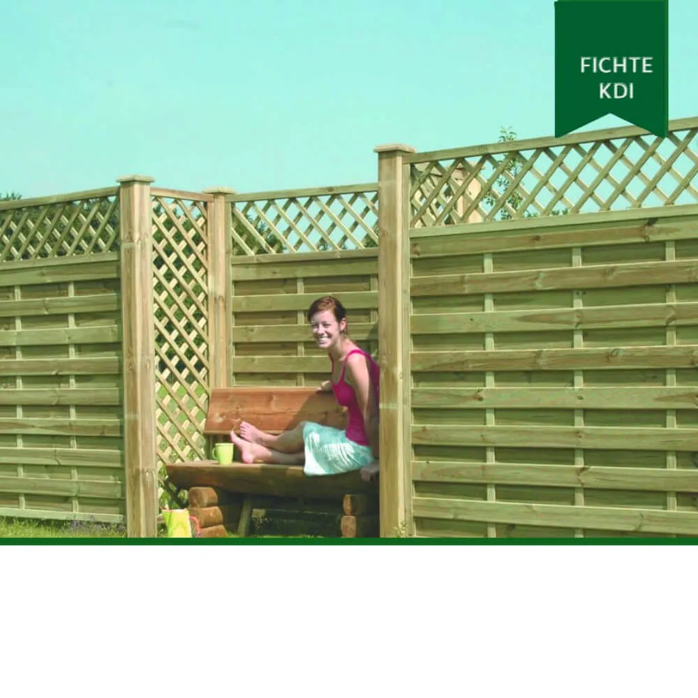 Sichtschutzzaun Madras, Fichte KDI