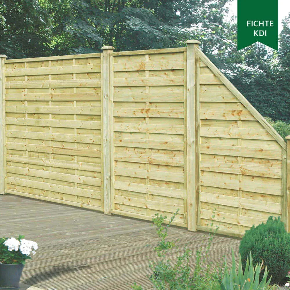 Sichtschutzzaun Madras, Fichte KDI – Bild 5