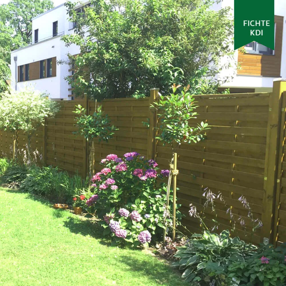 Sichtschutzzaun Madras, Fichte KDI – Bild 3