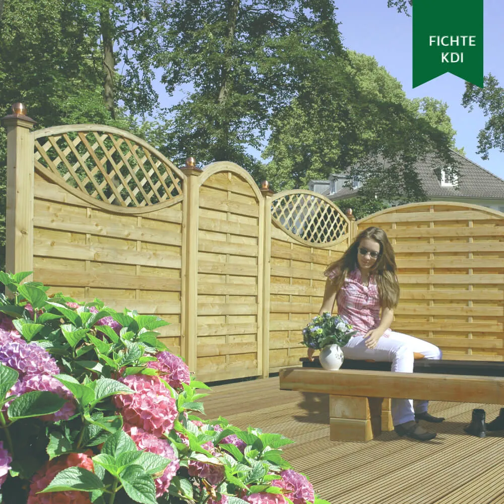 Sichtschutzzaun Monegro, Fichte KDI – Bild 9