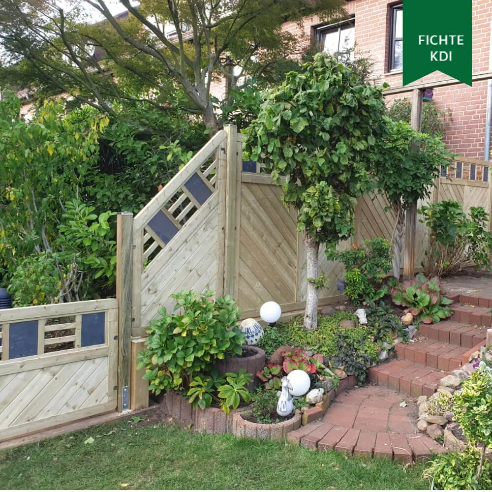 Sichtschutzzaun Linea, Fichte KDI – Bild 5