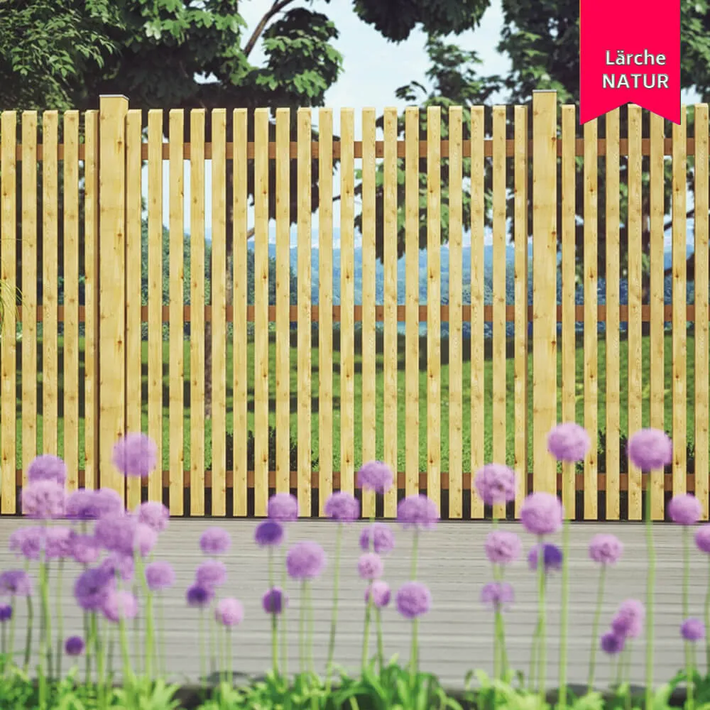 Zaunelement Dänemark, europäische Lärche – Bild 3