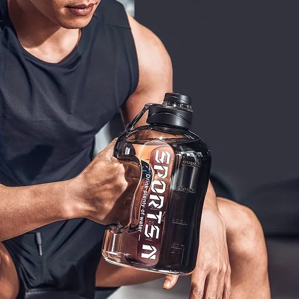 Sport-Wasserflasche mit Großem Fassungsvermögen – Bild 2