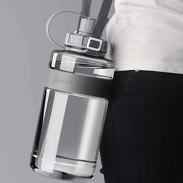 Sport-Wasserflasche mit Strohhalm und großem Fassungsvermögen – Bild 4