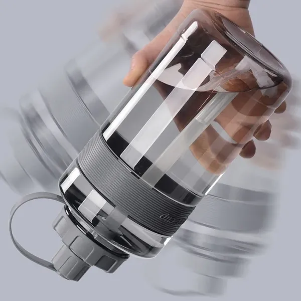 Sport-Wasserflasche mit Strohhalm und großem Fassungsvermögen – Bild 5