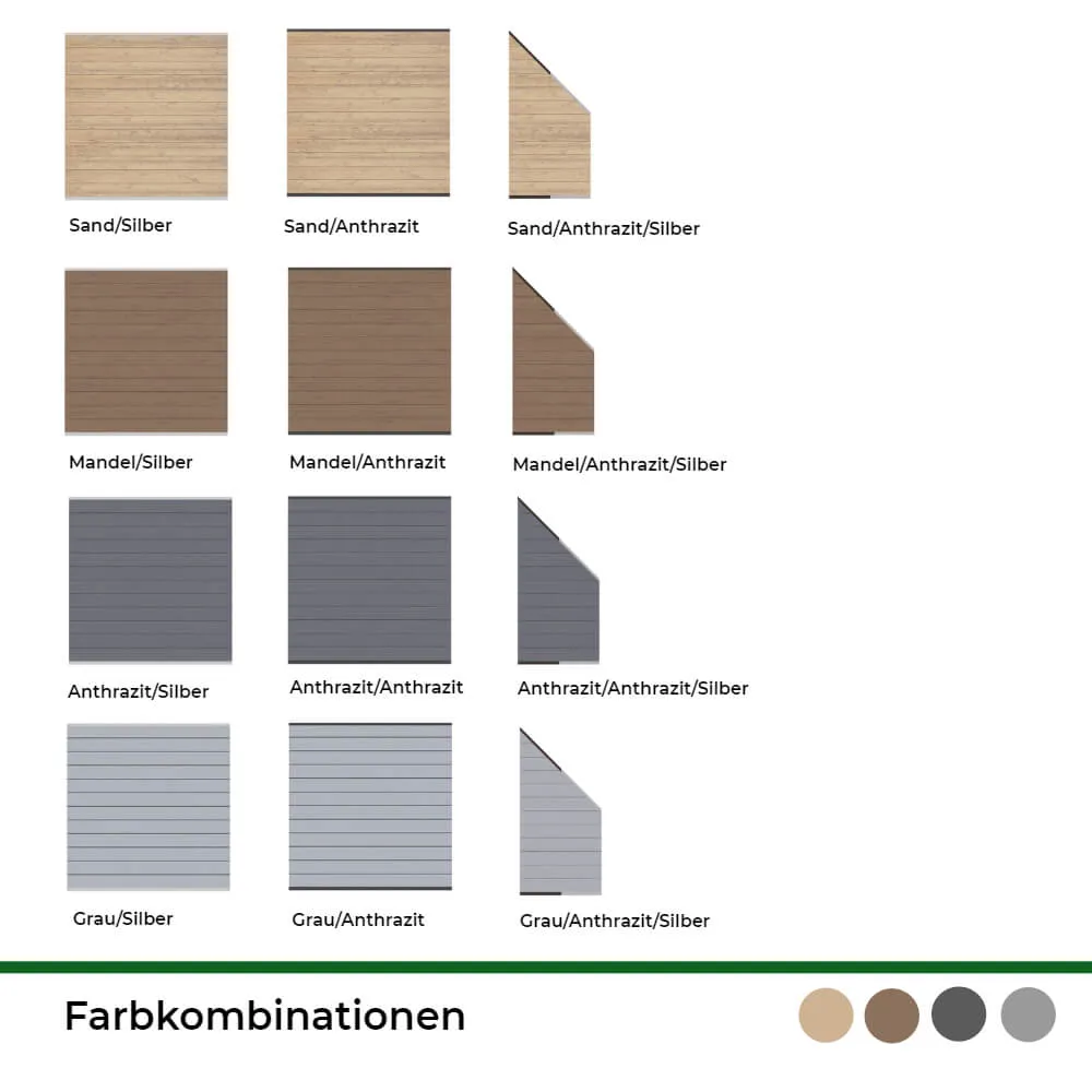 Zaunelement Moderna, SYSTEM WPC Classic – Bild 2