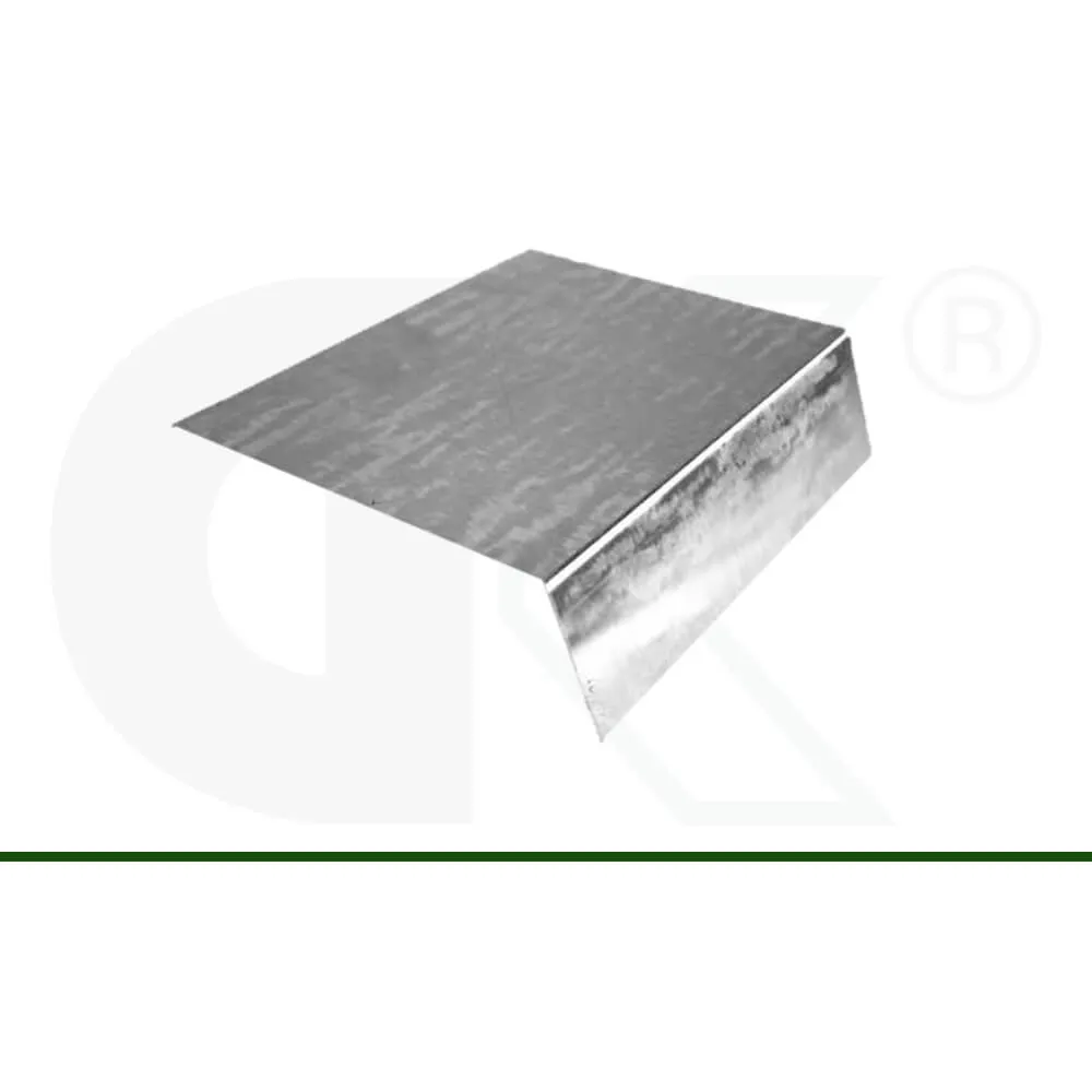 Traufblech verzinkt, 120 °