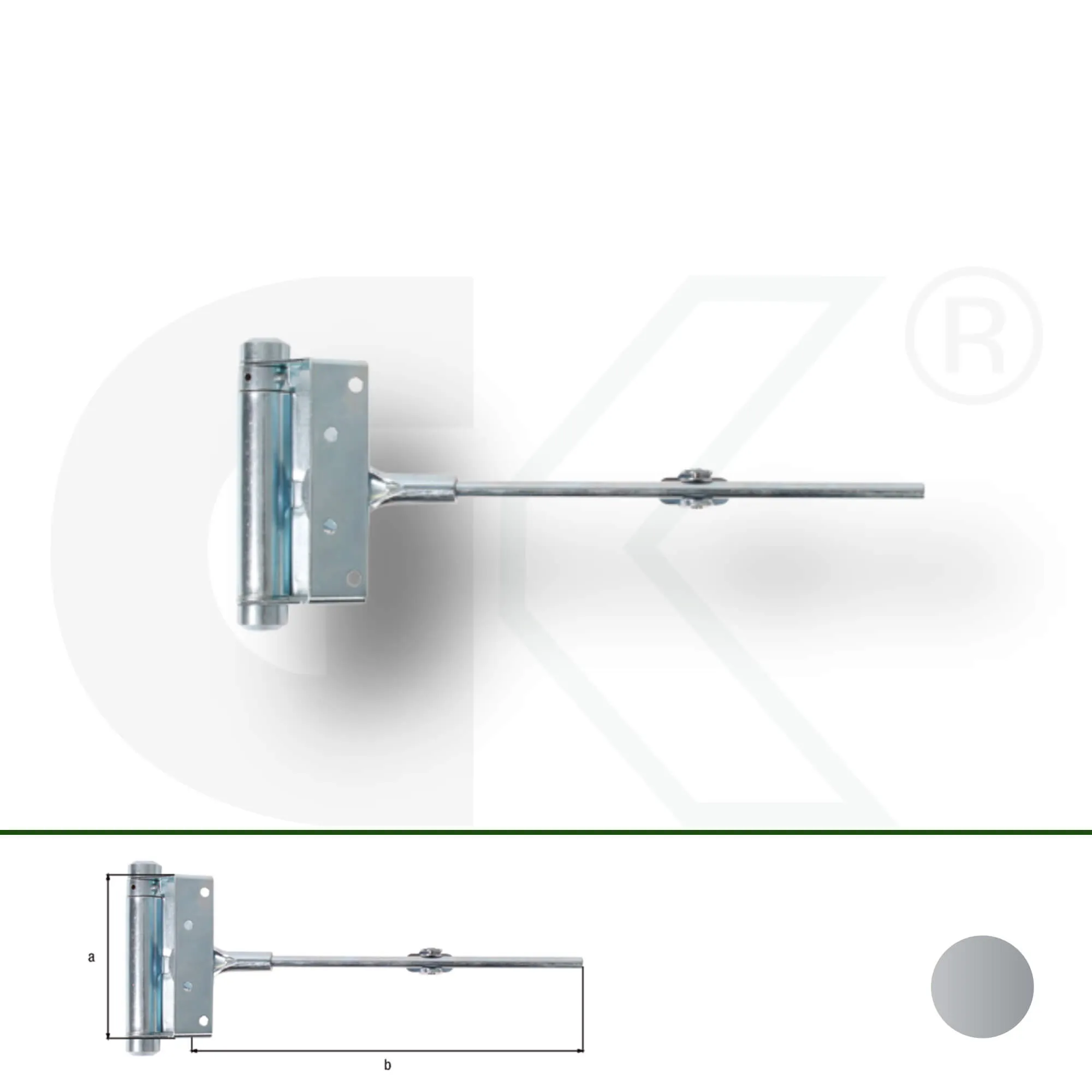 Feder-Türschließer für Gartentüren