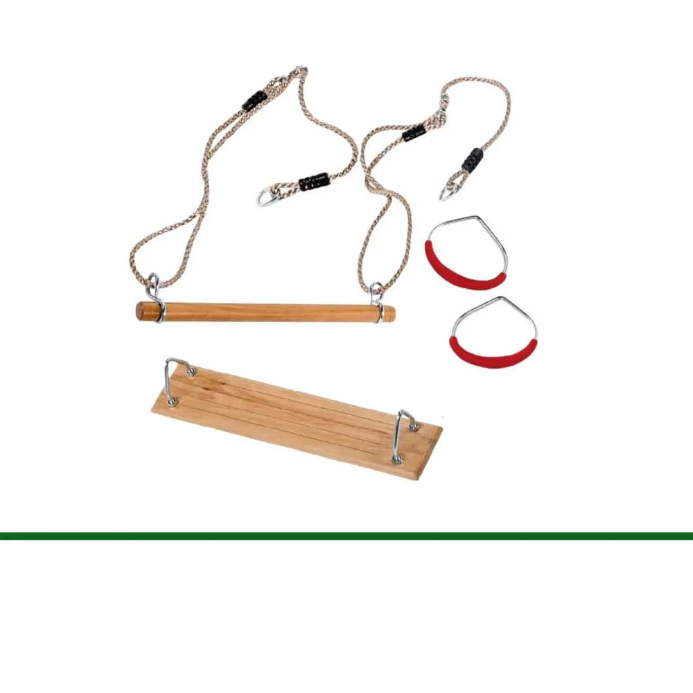 Turngeräte-Set 3-teilig, verstellbar bis 190 cm