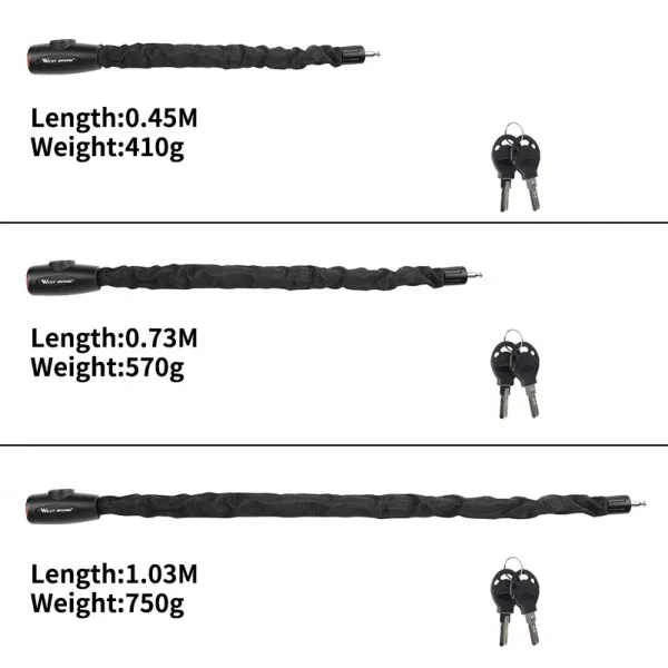 Anti-Diebstahl-Schloss für Fahrräder – Bild 3