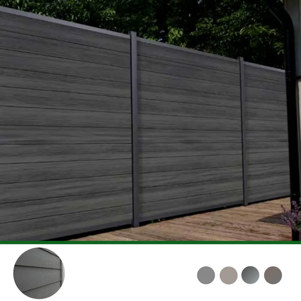 Varianta Schwedenprofil, Steckzaun WPC & BPC – Bild 5