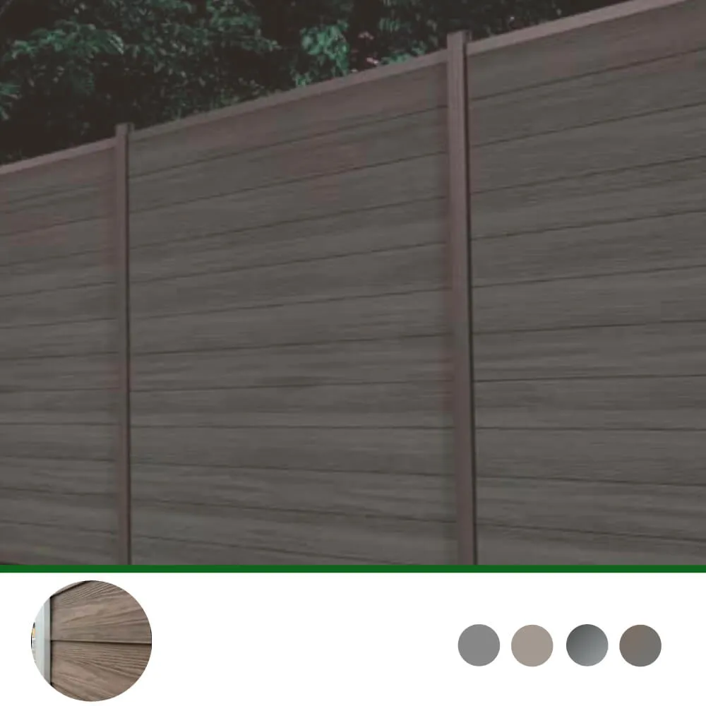 Varianta Schwedenprofil, Steckzaun WPC & BPC – Bild 4