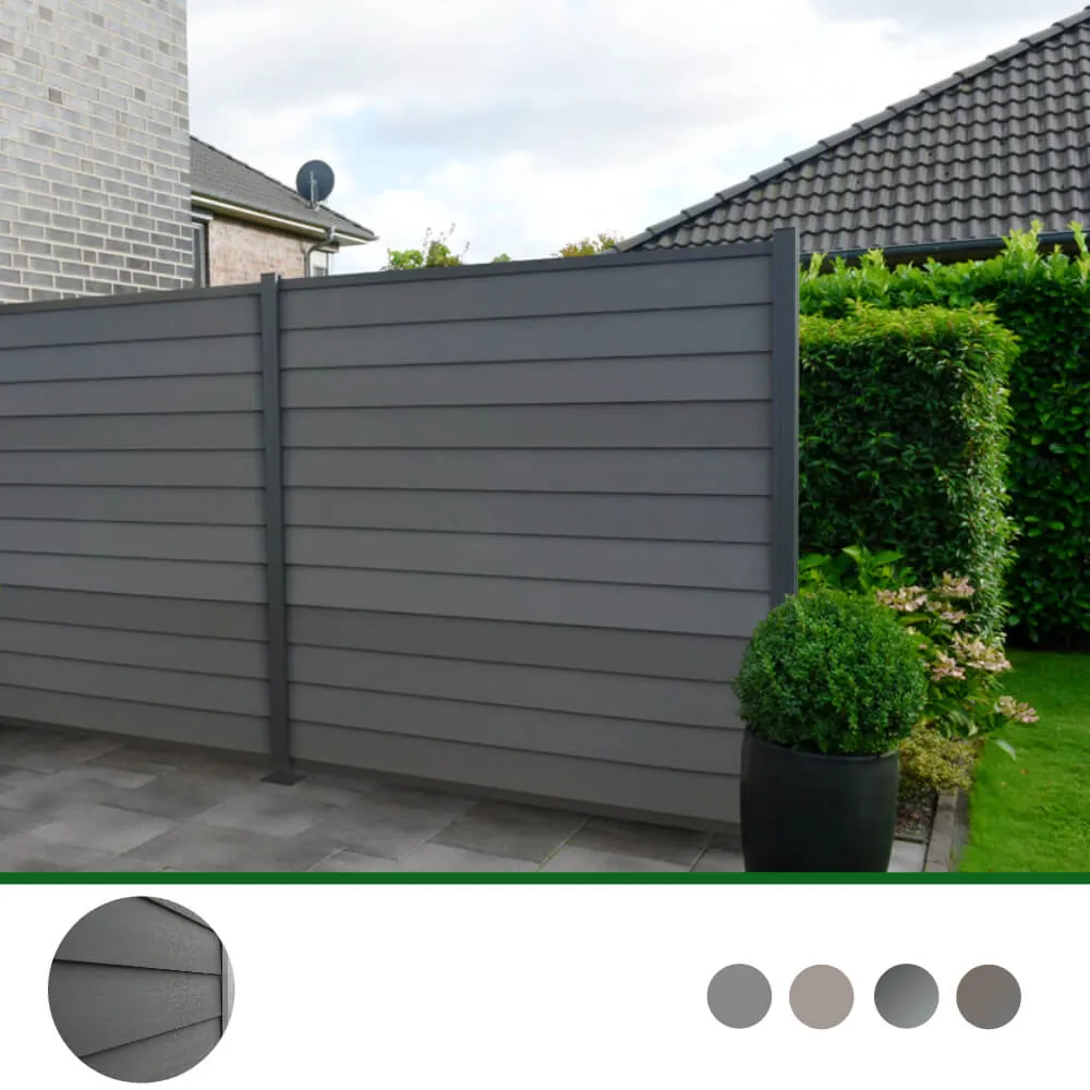 Varianta Schwedenprofil, Steckzaun WPC & BPC