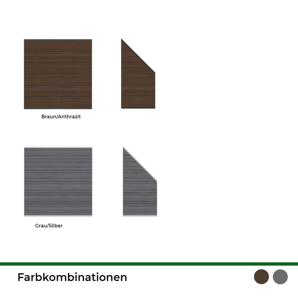 Zaunelement Platinum, SYSTEM WPC XL – Bild 2