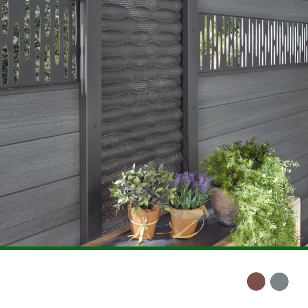 Zaunelement Platinum, SYSTEM WPC XL – Bild 3