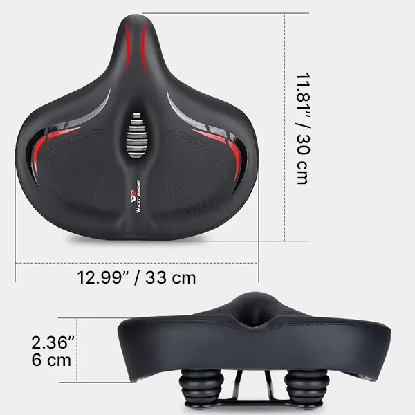 Breiter Fahrradsattel in Übergröße Fahrradsattel – Bild 7