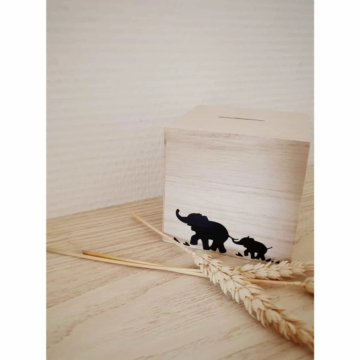 Wiladu Spardose aus Holz mit Print Personalisierung möglich – Bild 2