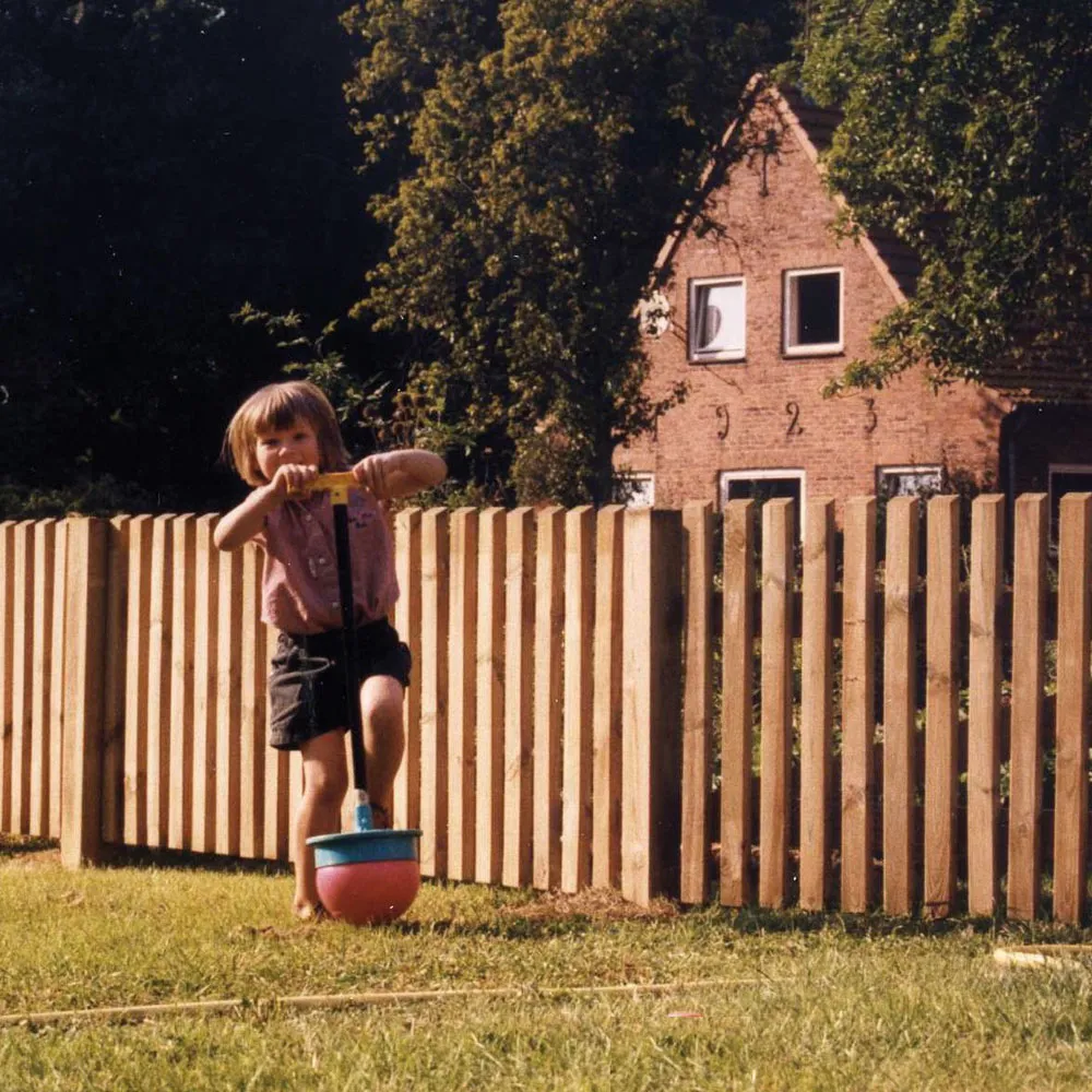 Zaunlatte Förde geschrägt, KDI salzgrün – Bild 3