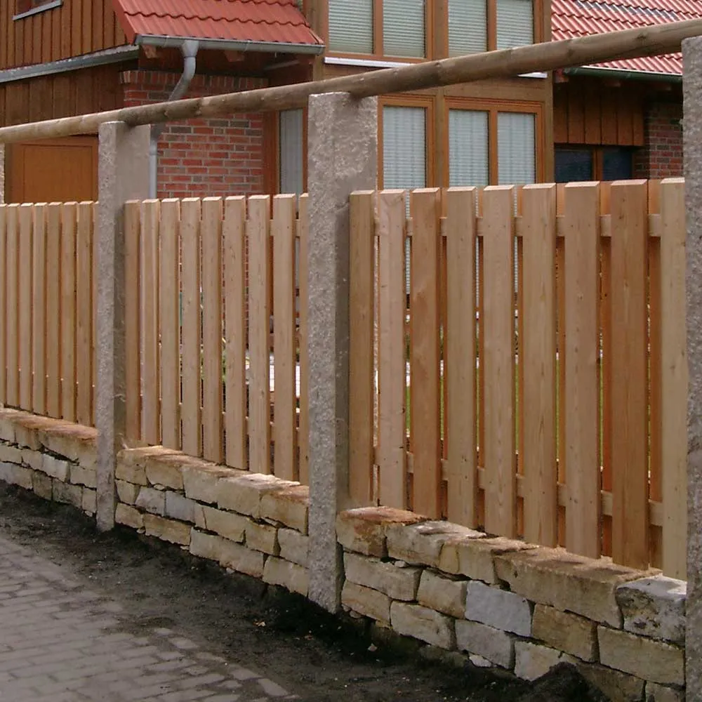 Zaunbrett Grönland geschrägt, europäische Lärche natur – Bild 4
