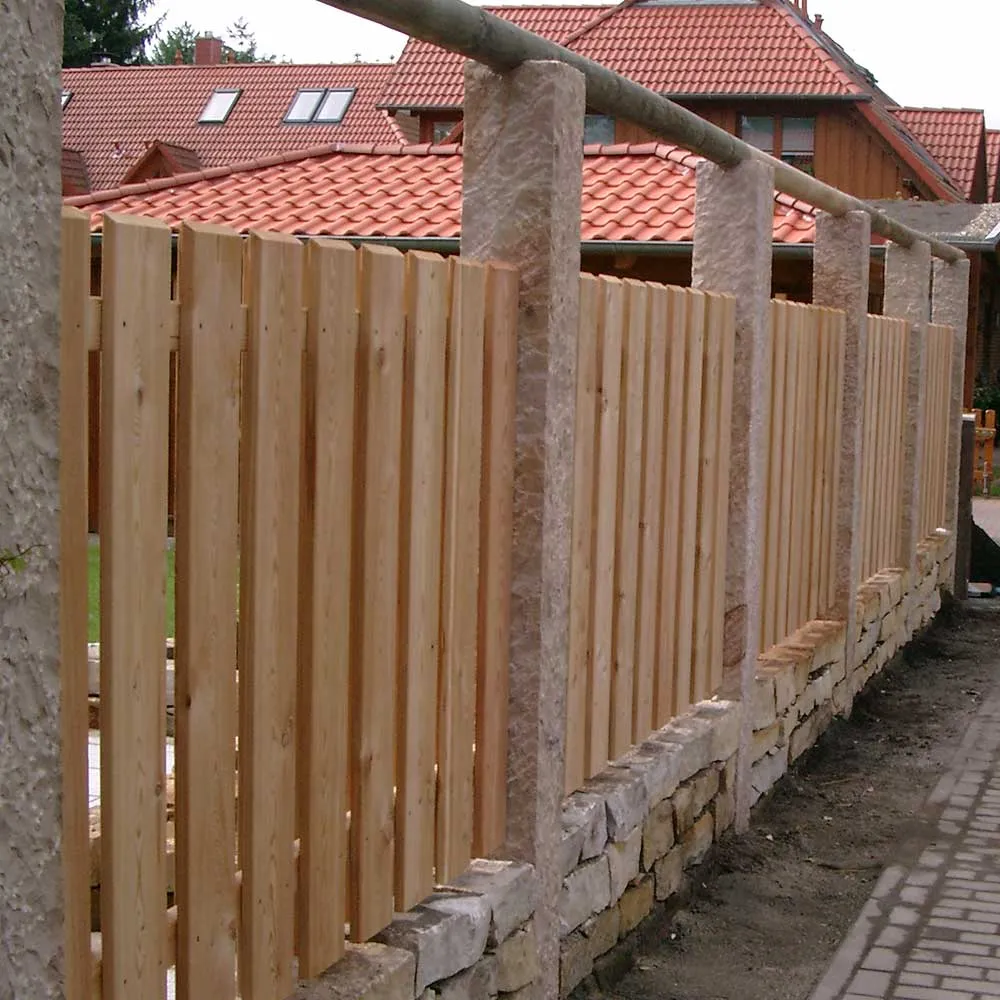 Zaunbrett Grönland geschrägt, europäische Lärche natur – Bild 5