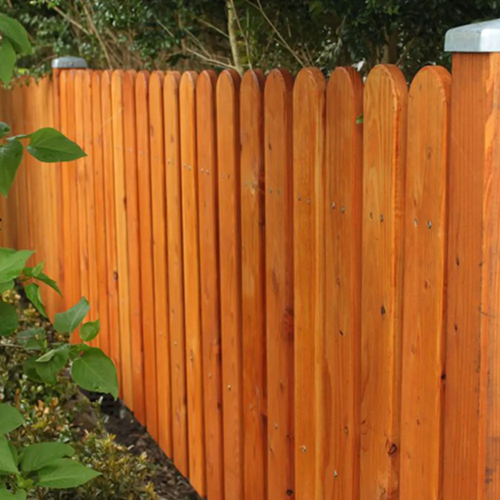 Zaunlatte Nordic gerundet, europäische Lärche natur – Bild 2